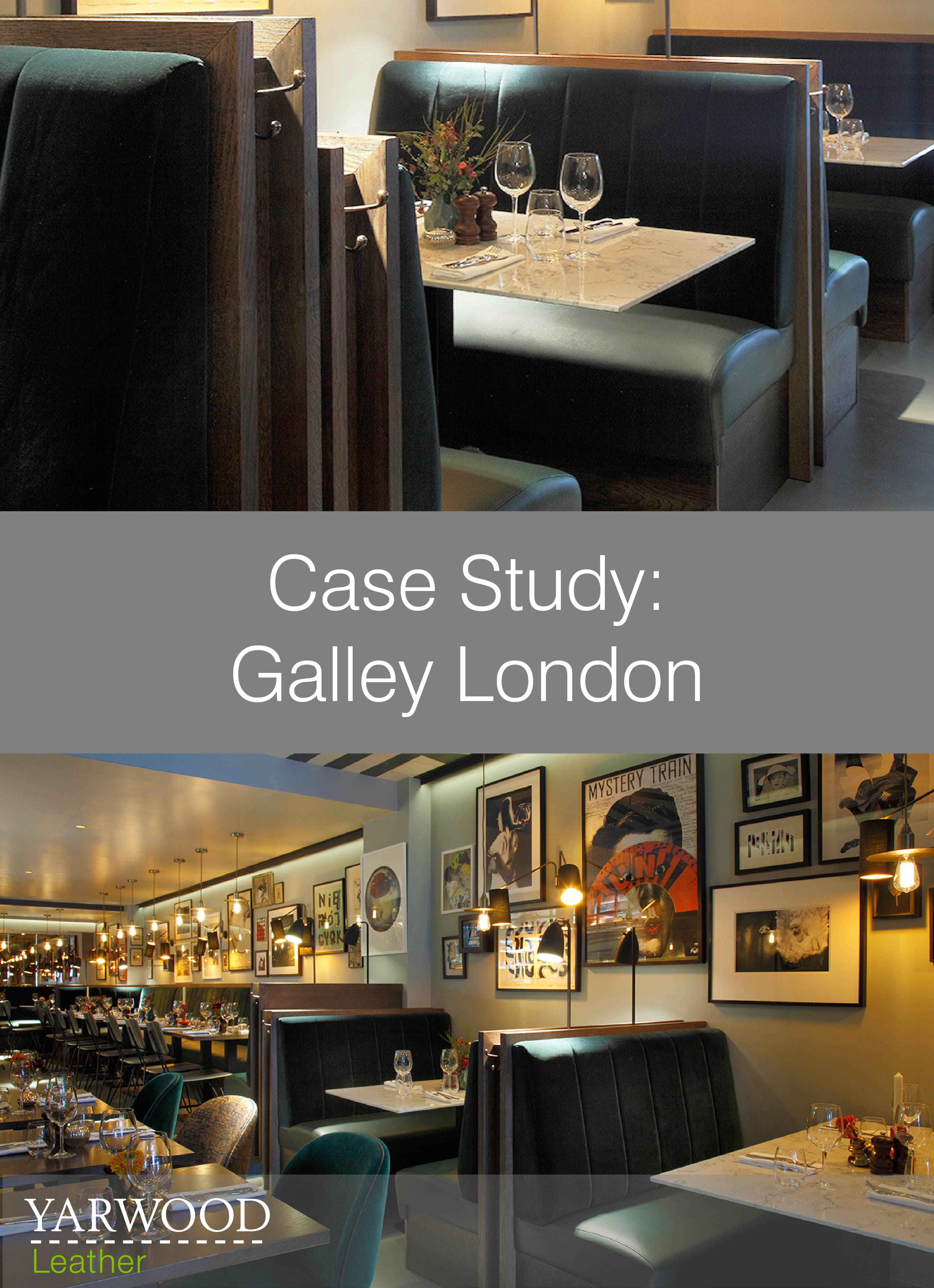 Faux leather in action, see Yarwood Leather's Dollaro range in this chic London restaurant